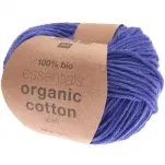 Rico Design Essentials Organic Cotton aran, violett, 50g/90m