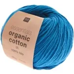Rico Design Essentials Organic Cotton, himmelblau, 50g/105m