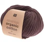 Rico Design Essentials Organic Cotton, schokolade, 50g/105m