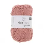 Rico Design Wool Baby Cotton Soft DK 50g Rose