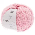 Rico Design Wool Baby Teddy Aran DK 50g Rosa