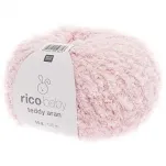 Rico Design Wool Baby Teddy Aran DK 50g Babyrosa