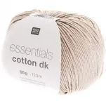 Rico Design Essentials Cotton DK, hellgrau, 50g/120m