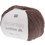 Rico Design Essentials Cotton DK, braun, 50g/120m