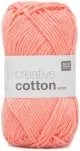 Rico Creative Cotton Aran, lachs, Model: 50 g, 85 m, 100 % CO gaze