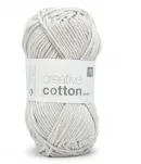 Rico Creative Cotton Aran, silbergrau, Anzahl: 50 g, 85 m, 100 % CO gaze