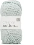 Rico Creative Cotton Aran, smokey blu, Grösse: 50 g, 85 m, 100 % CO gaze