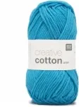 Rico Creative Cotton Aran, himmelblau 50 g, 85 m, 100 % CO gaze
