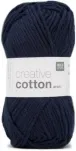 Rico Creative Cotton Aran, dunkelblau 50 g, 85 m, 100 % CO gaze