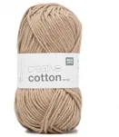 Rico Creative Cotton Aran, kitt, Grösse: 50 g, 85 m, 100 % CO gaze