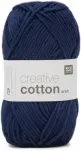Rico Creative Cotton Aran, blau 50 g, 85 m, 100 % CO gaze