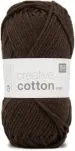Rico Creative Cotton Aran, braun, Grösse: 50 g, 85 m, 100 % CO gaze