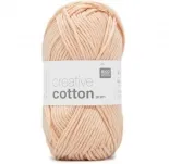 Rico Creative Cotton Aran, puder, Grösse: 50 g, 85 m, 100 % CO gaze