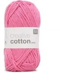 Rico Creative Cotton Aran, bonbonrosa, Grösse: 50 g, 85 m, 100 % CO gaze