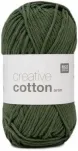 Rico Creative Cotton Aran, efeu 50 g, 85 m, 100 % CO gaze