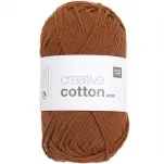 Rico Creative Cotton Aran, kastanie 50 g, 85 m, 100 % CO gaze