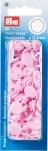 Prym Druckknopf Color Snaps, rosa, Grösse: 12.4 mm, Karte 30 Stk.