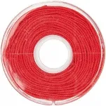 Rico Makramee Kordelband, Farbe: Rot, Grösse: 1mm, Menge: 10 meter