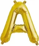 Rico Folienballon A, gold, Grösse: ca. 36 cm