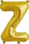 Rico Foil balloon Z, gold, Size: ca. 36 cm