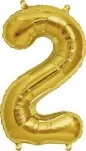 Rico Foil balloon 2, gold, Size: ca. 36 cm