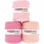 Hoooked Zpagetti Light pink Shades, Farbe: Pink, Gewicht: ±700g, Menge: 1 Stk.