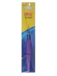 IRIS Häkelnadel Softgriff, violett, Aluminium, Grösse: 3.00 mm, Menge: 1 Stk.