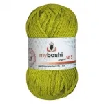 myboshi Wolle Nr.5 col.521 limettengrün, Grösse: 25 g, 45 m, 57 % CO, 43 % PA