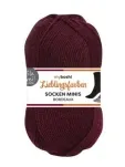 myboshi Sockenwolle, bordeaux, 50g/210m, Menge: 1 Stk.