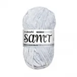 Samt - myboshi Wolle Chenille-Garn, Farbe: Robbe, Gewicht: 100g, Menge: 1 Stk.
