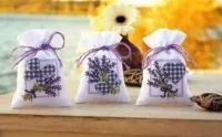Vervaco Zählmusterpackung Tütchen Lavendel Herz