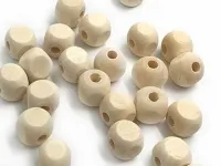 Wooden Bead, Color: brown, Size: ±11x11mm, Qty: 5 pc.