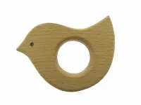 Teather Bird, Color: brown, Size: ±52x71mm, Qty: 1 pc.