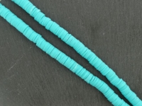 Heishi Beads, Color: turquoise, Size: 6mm, Qty: 1 String ±40cm