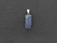 Sodalite Pendant, Semi-Precious Stone, Color: blue, Size: ±20x10mm, Qty: 1 pc