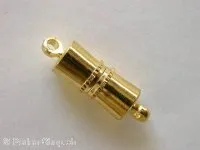 Magnetverschluss, 14mm, Goldfarbig, 5 Stk.