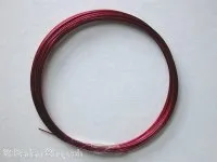 CRAZY DEAL Brass wire, 0.4mm, 4 meter, color red