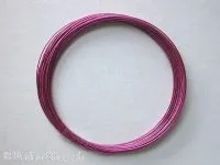 CRAZY DEAL Metalldraht, pink, plastifiziert, 0.4mm, 4 meter