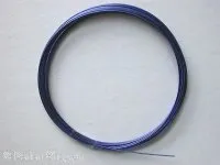 CRAZY DEAL Metalldraht, blau, plastifiziert, 0.4mm, 4 meter