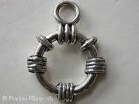 Ring with loop, 10mm, 1pc.