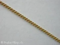 Chain, 2mm, gold, 1 Meter