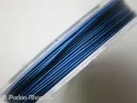 Metalldraht, blau plastifiziert, 0.45mm, 10 meter