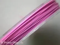 Metalldraht, rosa plastifiziert, 0.45mm, 10 meter