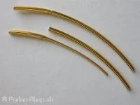 Push and Pull Clasp 4-6 string, gold-colored, 1 pc.