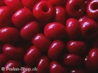 SeedBeads, red, 4.5mm, 17 gr.