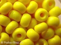 SeedBeads, lemon-yellow deep, 4.5mm, 17 gr.