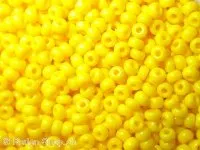 SeedBeads, deep yellow, 2mm, 17 gr.