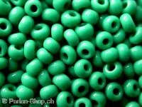 SeedBeads, satt dark green, 2.6mm, 17 gr.