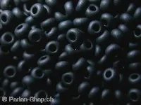 Rocailles, schwarz matt, 2.6mm, 17 gr.