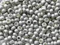 SeedBeads, silber frosted, 2.6mm, 17 gr.